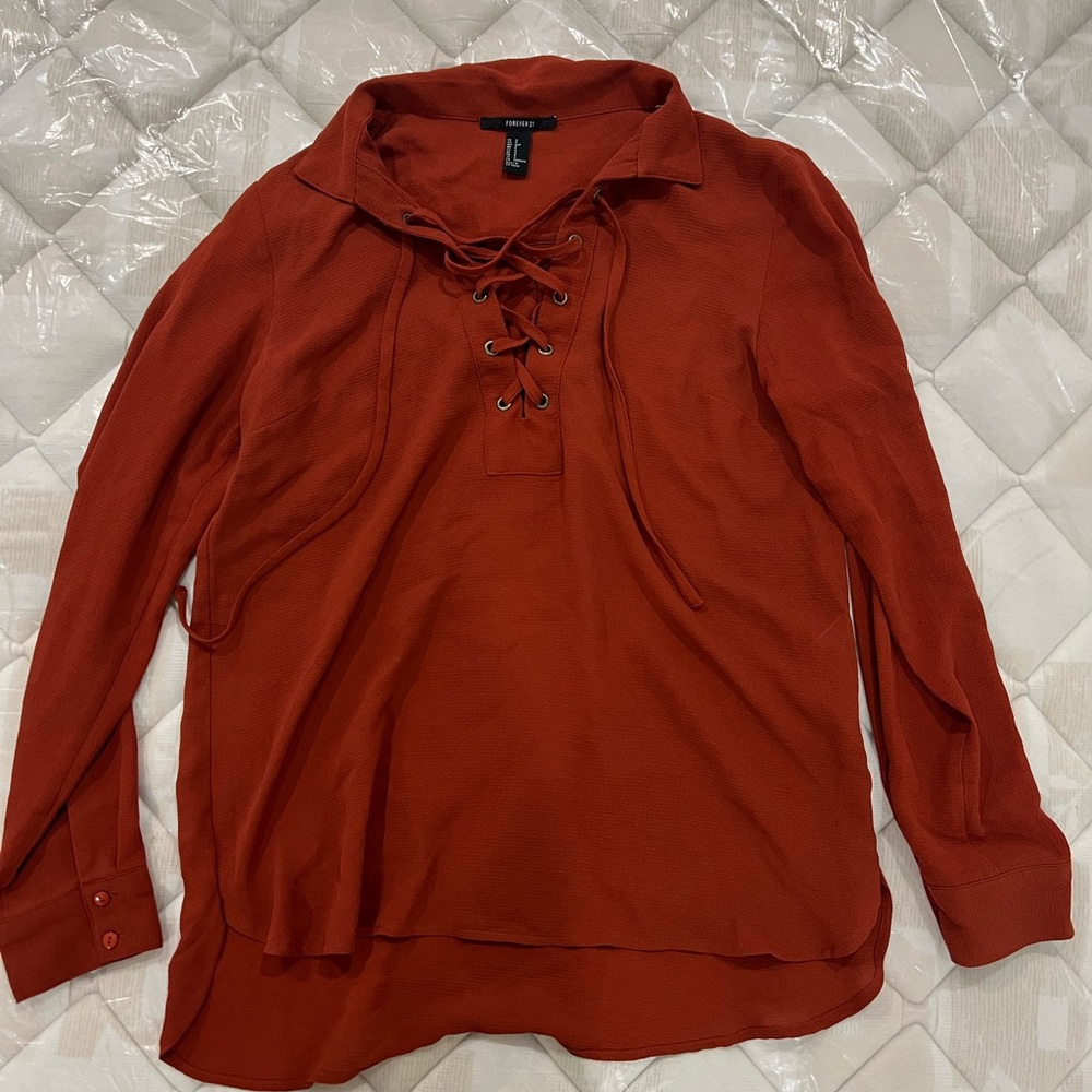 Womens Forever 21 Blouse Size Small